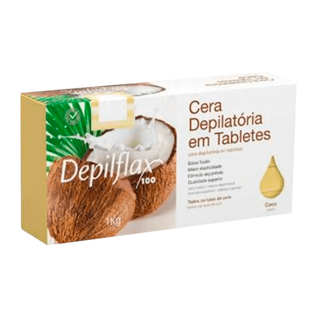 CERA QUENTE DEPILFLAX COCO 1KG | MAYSTAR