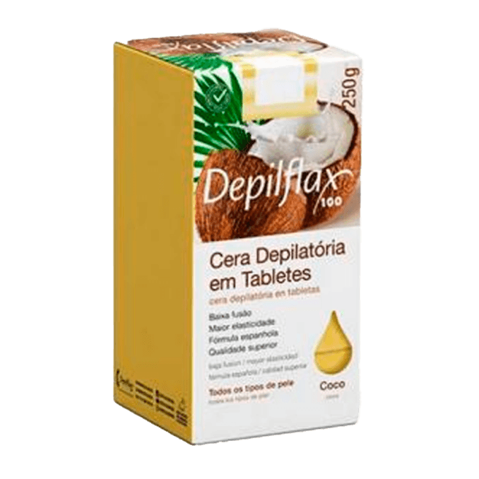 CERA QUENTE DEPILFLAX COCO 250G | MAYSTAR