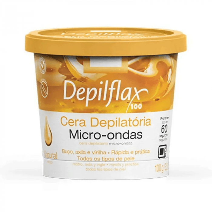 CERA DEPILFLAX MICROONDAS NATURAL 100G | MAYSTAR