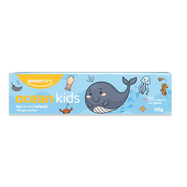 CR DENTAL POWERDENT OCEAN KIDS T FRUTTI 50G | 3B PLASTICOS