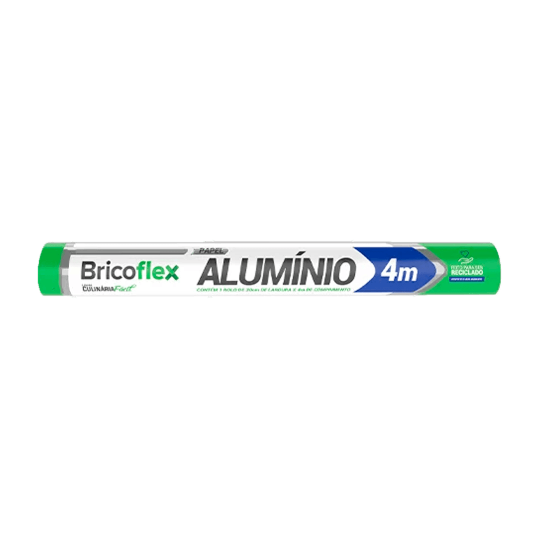 PAPEL ALUMINIO BRICOFLEX 30CMX4M