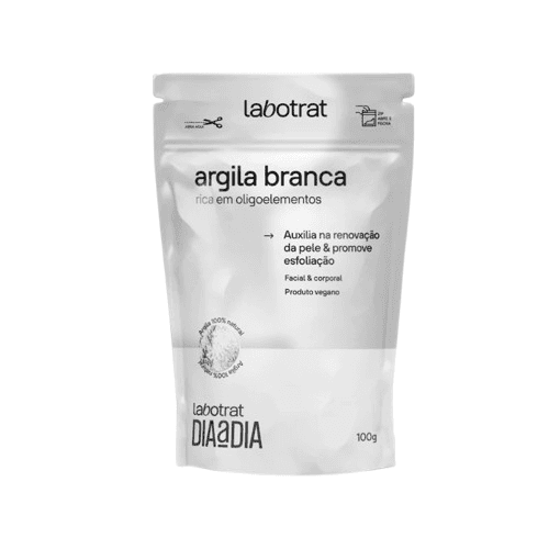 ARGILA LABOTRAT BRANCA 100GR | VISAO COSMETICOS