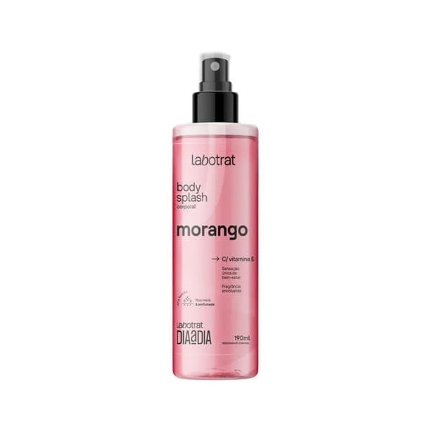 BODY SPLASH LABOTRAT DIA A DIA MORANGO 190ML | VISAO COSMETICOS