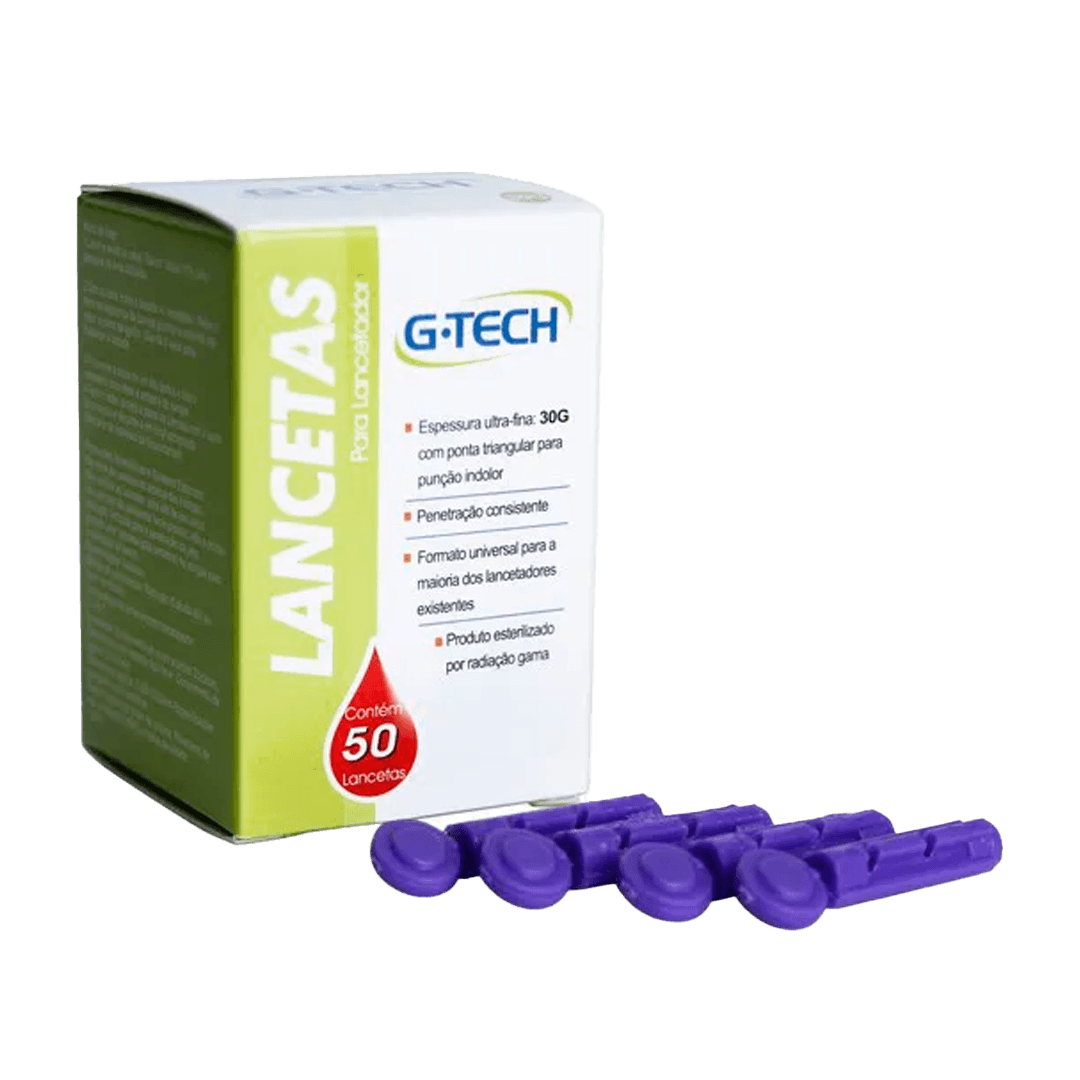LANCETAS G-TECH 30G C/50 | G TECH