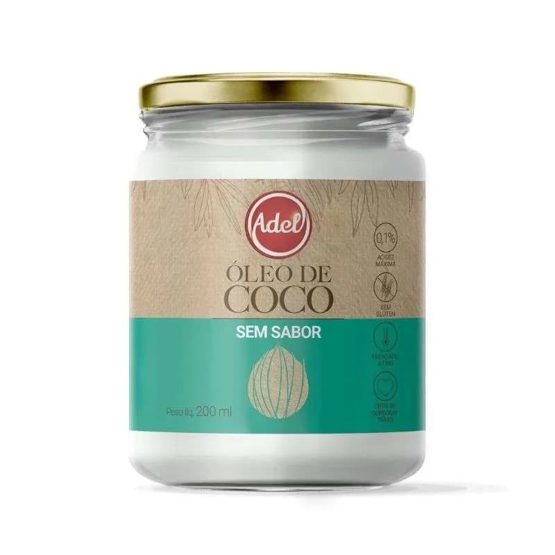 OLEO DE COCO SEM SABOR ADELCOCO 200ML | PETNOR