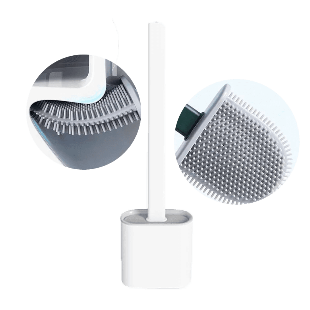 ESCOVA SANITARIA SILICONE SUPORTE 8407 H&M | 3B PLASTICOS