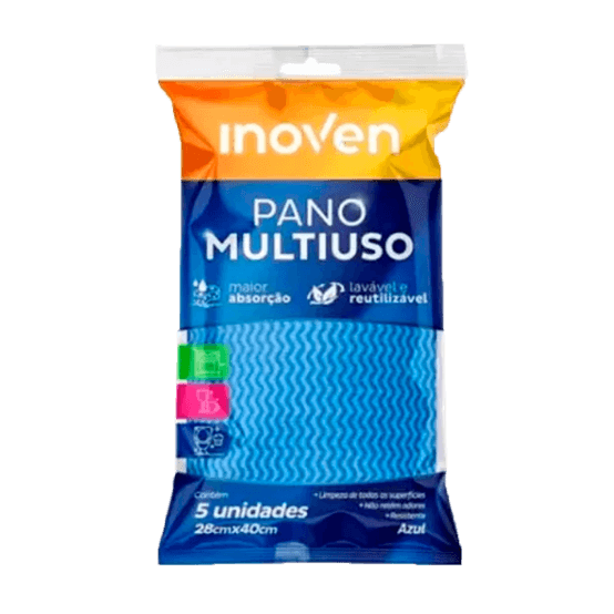 PANO MULTIUSO INOVEN AZUL 5 UN | 3B PLASTICOS