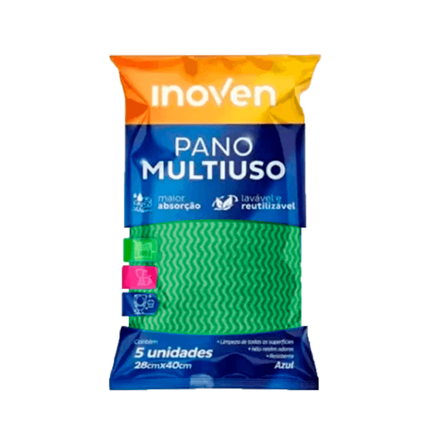 PANO MULTIUSO INOVEN VERDE 5 UN | 3B PLASTICOS