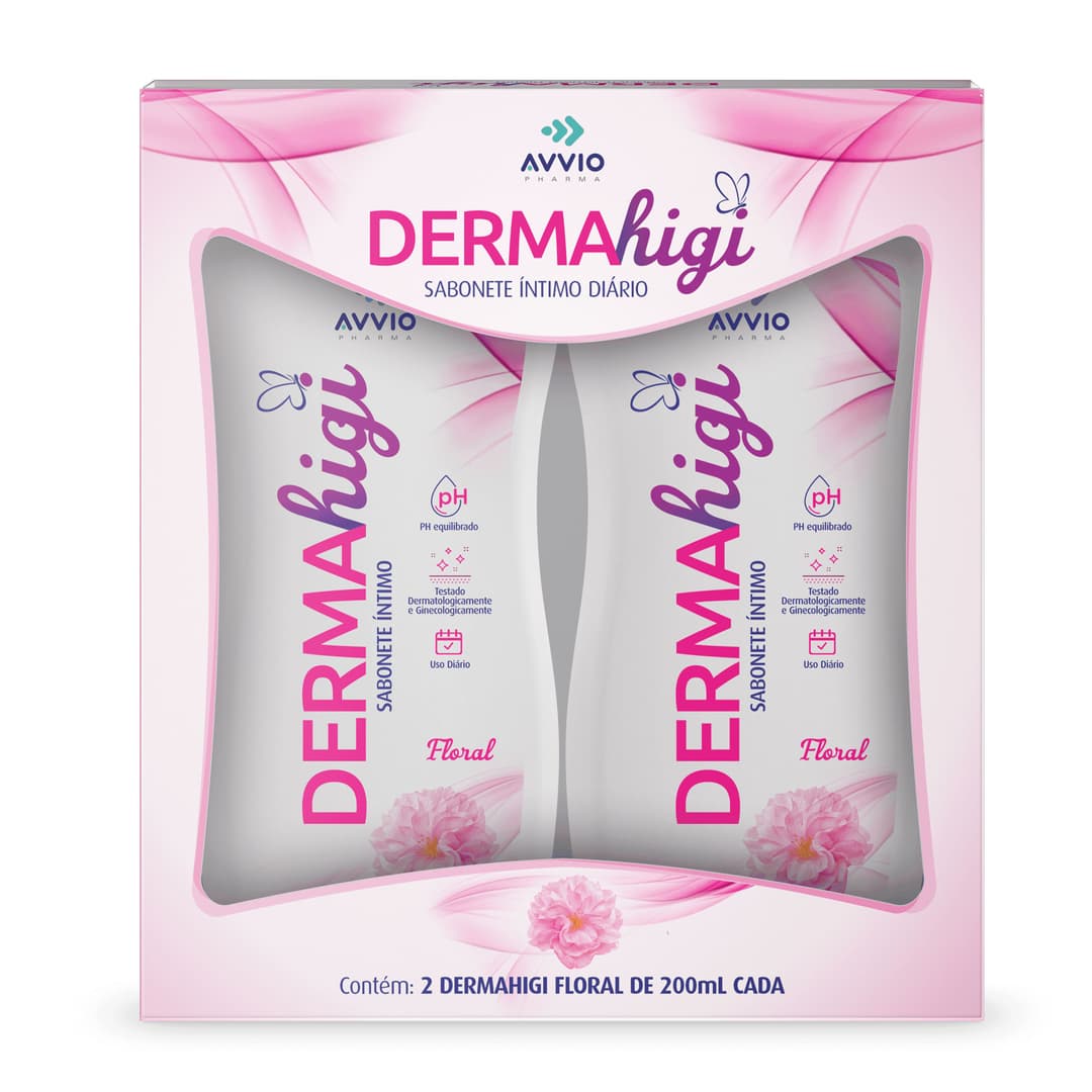 KIT SAB DERMAHIGI INTIMO FLORAL 2X200ML | 3B PLASTICOS