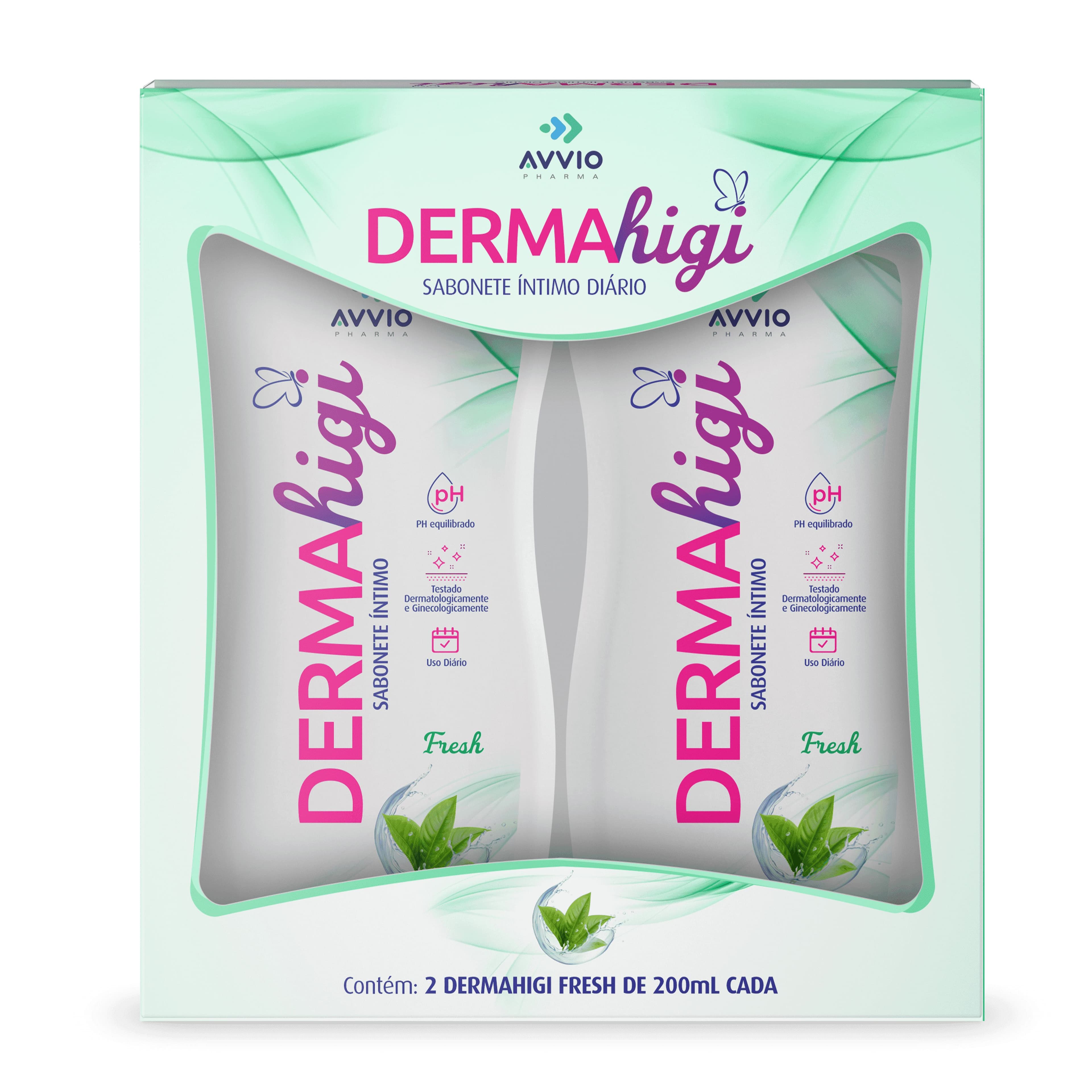 KIT SAB DERMAHIGI INTIMO FRESH 2X200ML | 3B PLASTICOS