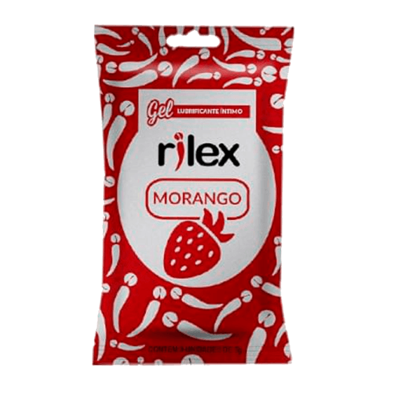 GEL LUB RILEX MORANGO 3 X  5GR | INOVATEX