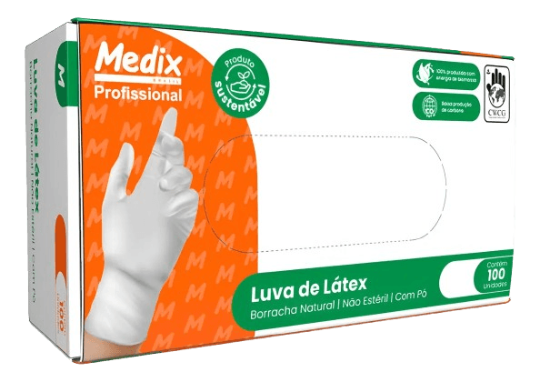 LUVA PROF MB LIFE LATEX G 100 UN | MEDIC