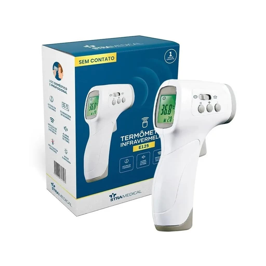 TERMOMETRO S/CONT DIGITAL E125 | HEALTH CARE & DUBEBE IND COM IMP PROD