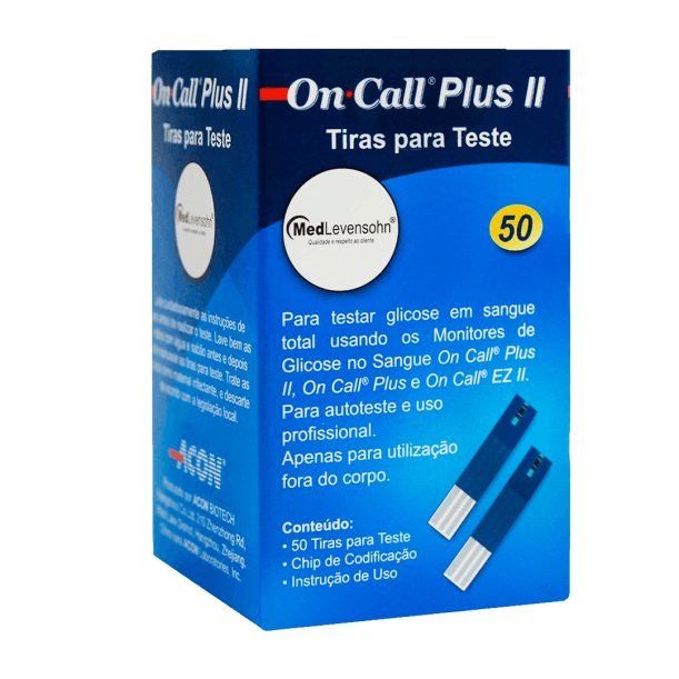 TIRAS REAGENTES ON CALL PLUS II 50 UN | MEDLEVENSOHN