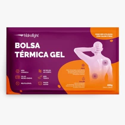 BOLSA TERMICA GEL HIDROLIGHT 400GR | MULTILASER