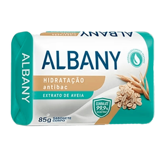 SAB ALBANY SUAVE 85G HIDRATACAO ANTIBAC | FLORA