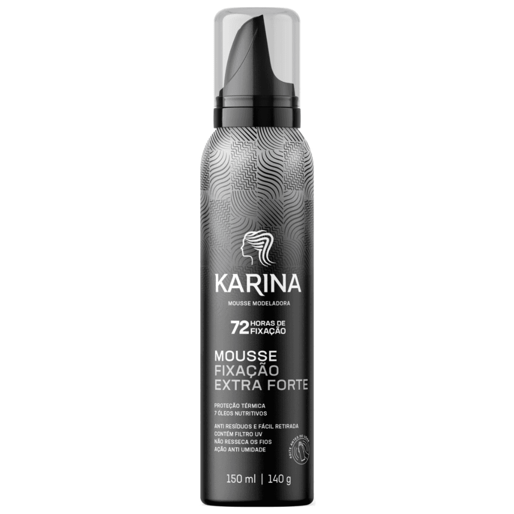MOUSSE KARINA FIXACAO 150ML EXTRA FORTE | BELLIZ