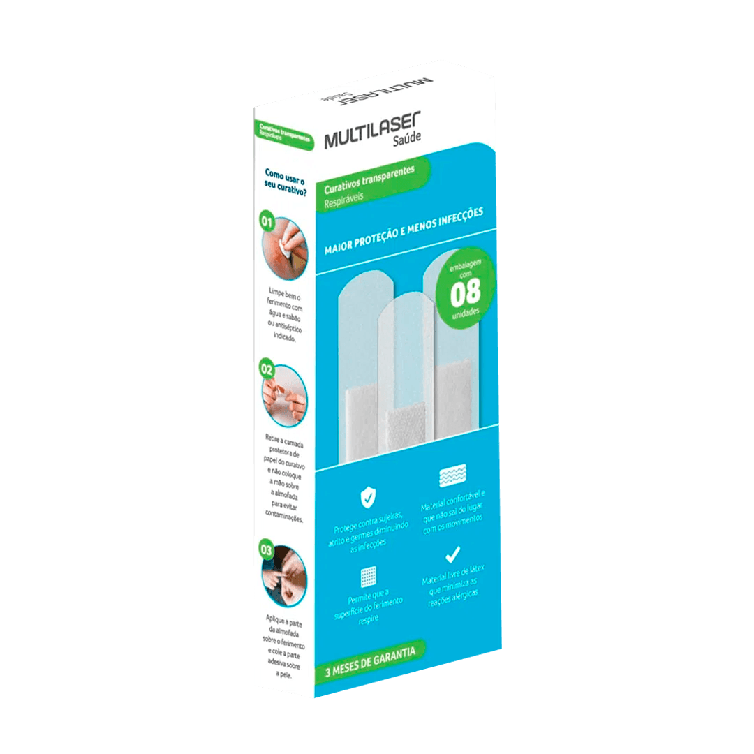 CURATIVO MULTILASER TRANSP 8 UN HC492 | CREMER