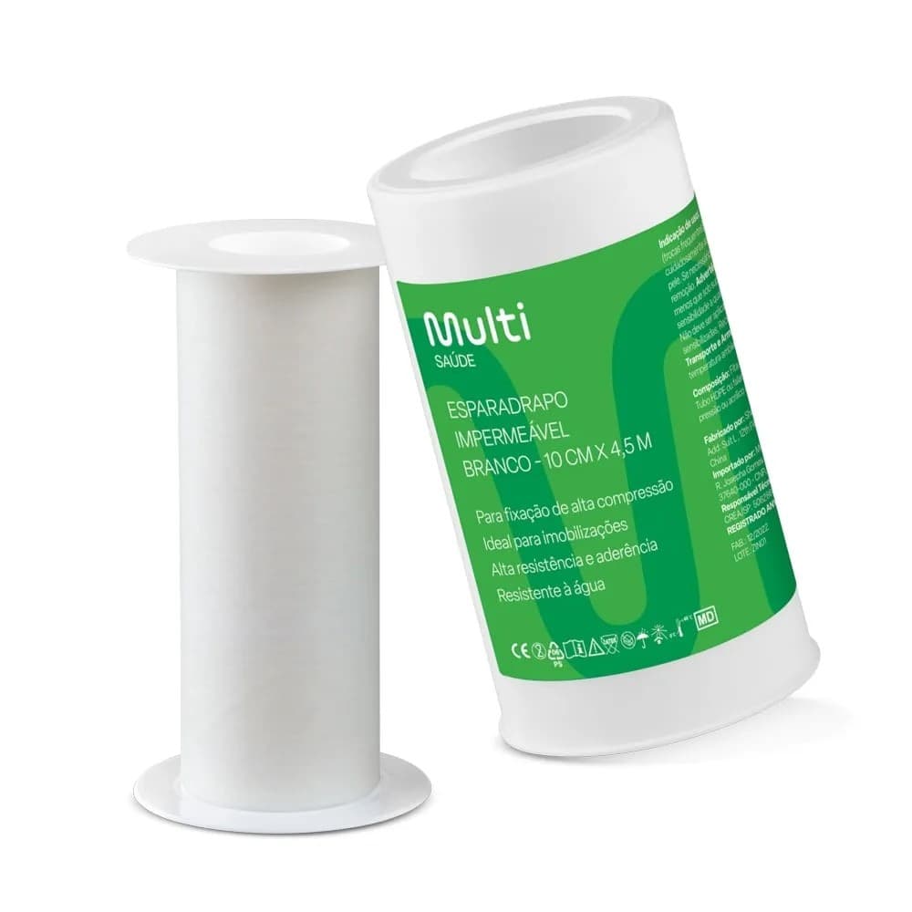 ESPARADRAPO MULTI IMPERM BRANCO 10CMX4.5M HC667 | CREMER
